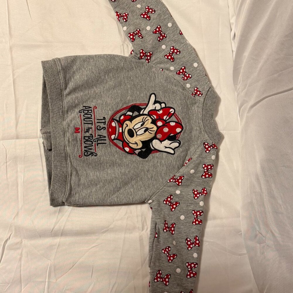 Toddler Disney Park Minnie Mouse "Its All‎ About The Bows" Jacket 18 M - Picture 3 of 4